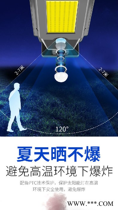 加强 太阳能灯 太阳能路灯太阳能户外灯 太阳能壁灯 户外照明灯 太阳能节能灯 零电费户外灯 全年零电费室外灯 夜灯太阳能图2