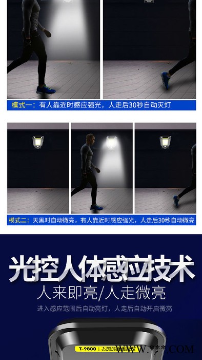 加强 太阳能灯 太阳能路灯太阳能户外灯 太阳能壁灯 户外照明灯 太阳能节能灯 零电费户外灯 全年零电费室外灯 夜灯太阳能图5