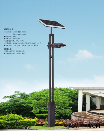 杰炜灯饰TT-49507 太阳能灯庭院灯    太阳能灯庭院灯厂家图5