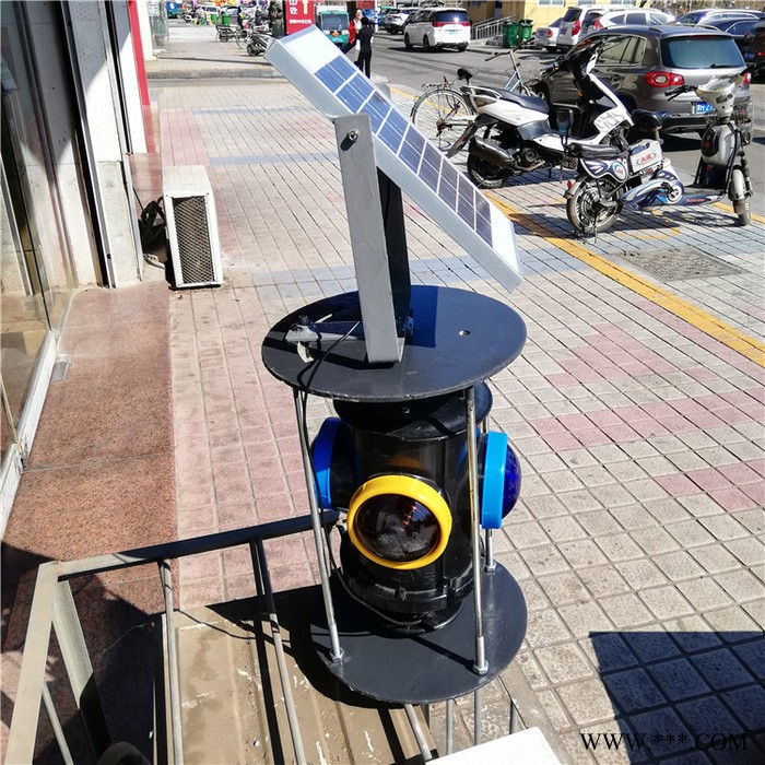 太阳能红白道岔信号灯 太阳能扳道器信号灯 太阳能转辙器标志灯图5