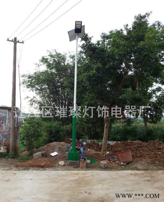 太阳能6米路灯杆 led太阳能灯 农村太阳能路灯图2