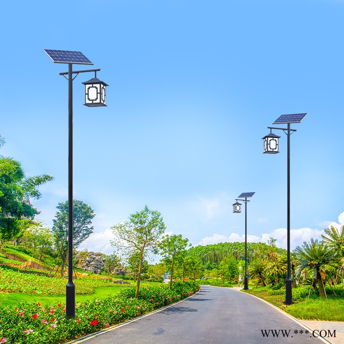 厂家批发户外新中式led3米仿古太阳能庭院灯小区公园景观灯图6