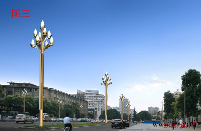 玉兰灯  单臂LED-路灯 太阳能路灯  LED路灯  太阳能景观灯 太阳能庭院灯图2