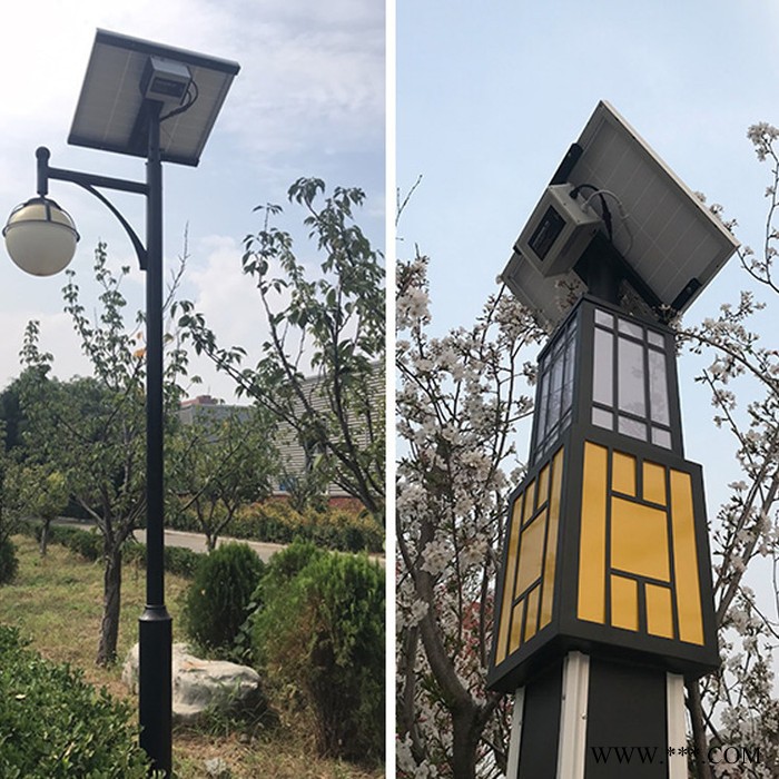 邹城太阳能路灯厂家批发 滨州太阳能景观灯施工工程图5
