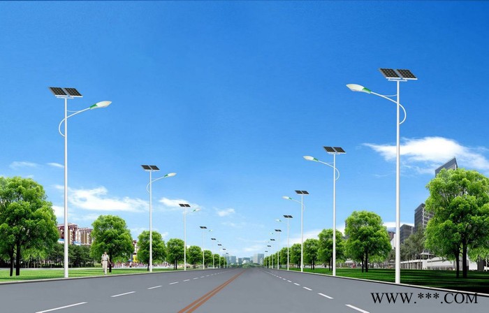 单臂太阳能--路灯 小区太阳能庭院灯  小区庭院灯厂家