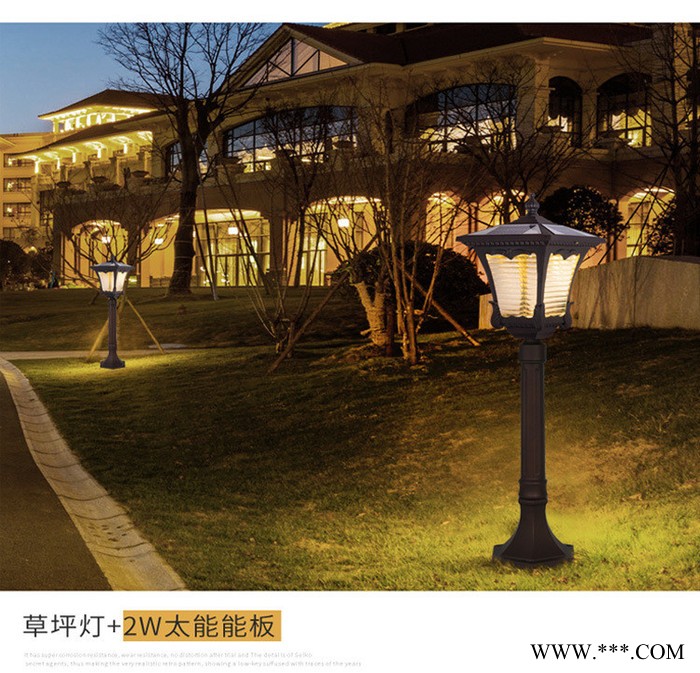 新款杰炜灯饰TT-601  太阳能草坪灯   太阳能草坪灯厂家图4