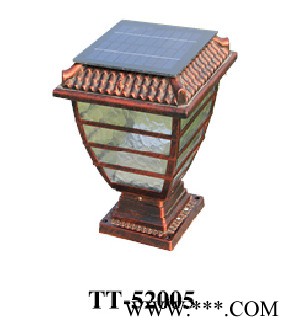 杰炜灯饰TT-52009 太阳能柱头灯     太阳能柱头灯厂家图6
