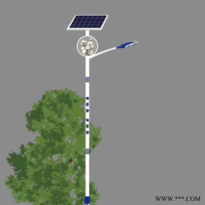 普米瑞005 民族风太阳能路灯8米A字臂80W特色太阳能路灯图3
