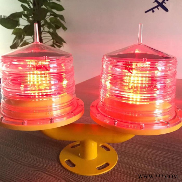 直销 出口型自动光控LED低光强太阳能航空障碍灯 太阳能低光强障碍灯 太阳能航空灯 太阳能屋顶警示爆闪灯 铁塔警示灯图5