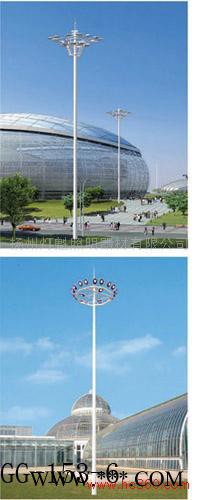 巾帼 供应定做升降式高杆灯、太阳能高杆灯图2