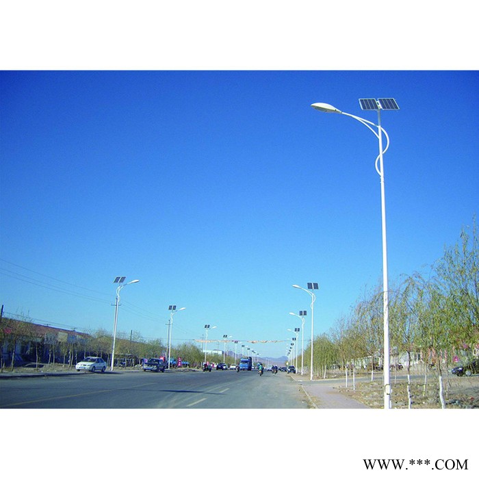 新款8米太阳能路灯led路灯LED太阳能路灯 单臂路灯led道路照明灯图2