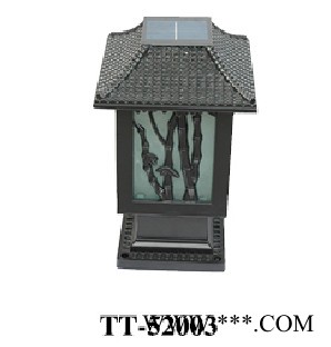 杰炜灯饰TT-52009 太阳能柱头灯     太阳能柱头灯厂家图7
