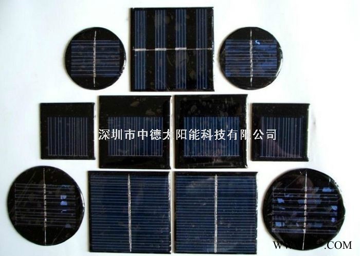 中德太阳能zd120w 太阳能发电板组件 太阳能滴胶板 太阳能玩具路灯充电板图5