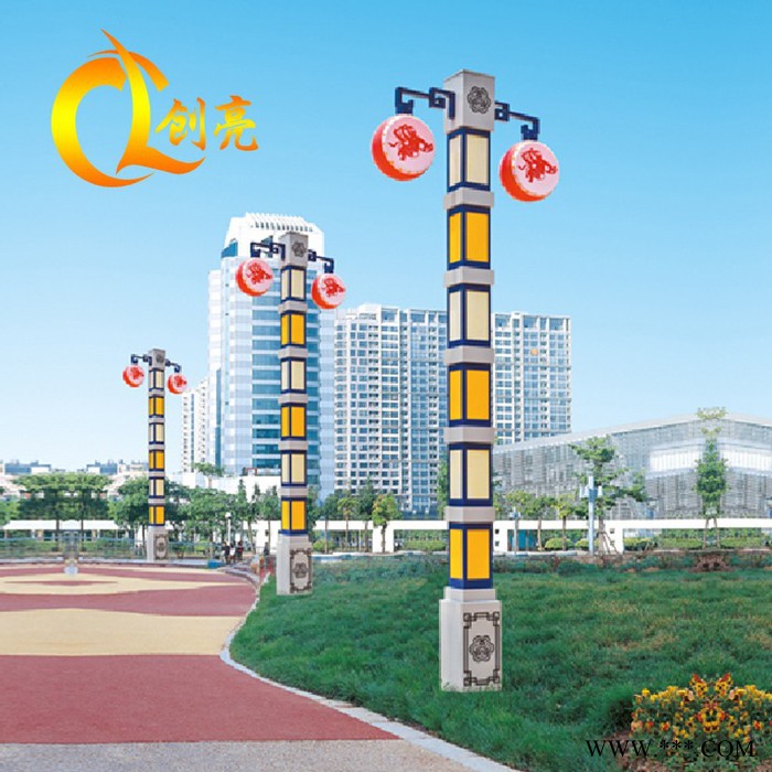 创亮户外照明CL-1522 专业LED景观灯 太阳能景观灯 **全国 仿古风格 园林风格 太阳能路灯 广场道路景观灯图6