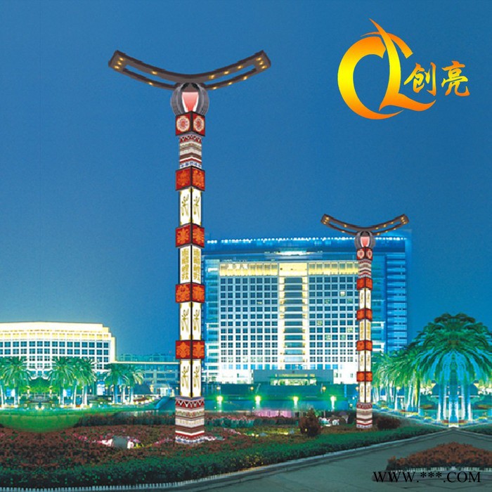 创亮户外照明CL-1522 专业LED景观灯 太阳能景观灯 **全国 仿古风格 园林风格 太阳能路灯 广场道路景观灯图2