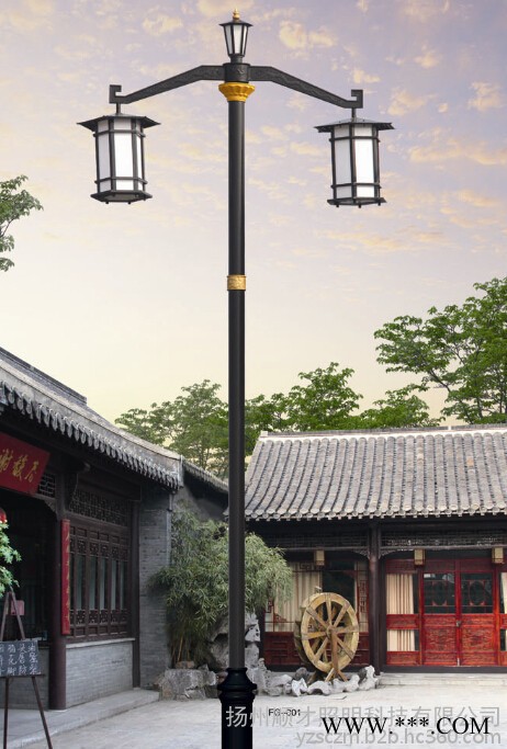 顺才专业供应LED庭院灯 中式仿古led路灯 仿古灯 仿古庭院灯 太阳能仿古灯图2