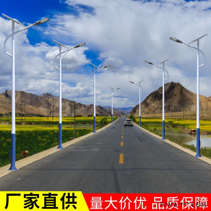 普米瑞TYN-010 3.2V太阳能路灯5m50W海螺臂太阳能路灯图3