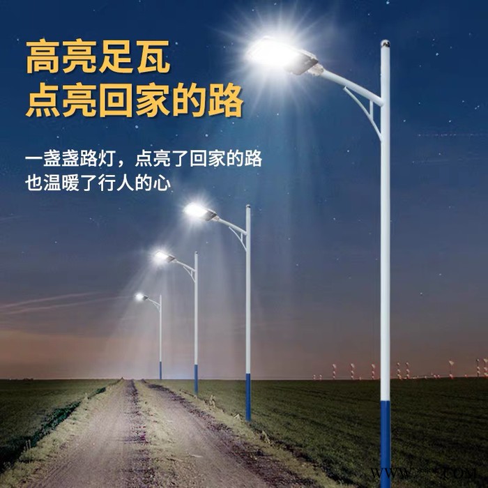普米瑞TYN-014 路灯生产厂家 7米A字臂太阳能路灯图2