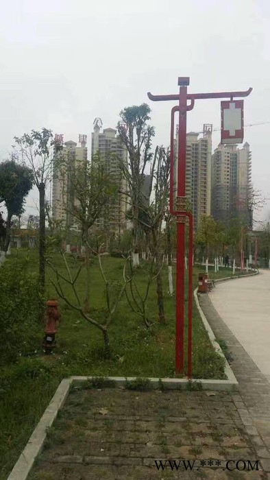 供应户外庭院灯 太阳能LED庭院灯 庭院路灯 节能庭院灯 方形景观庭院灯图4