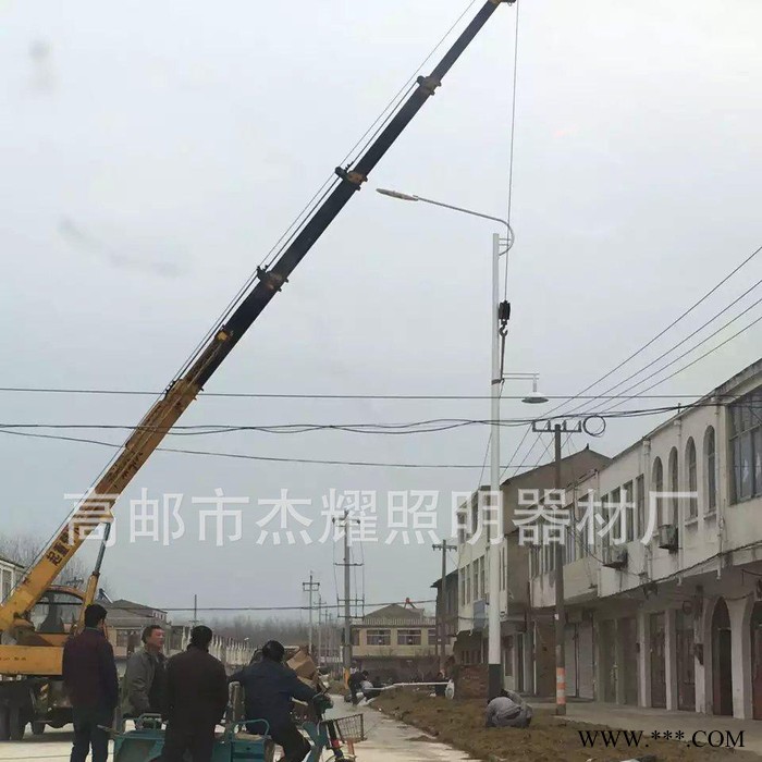 8米LED太阳能路灯杆 高品质路灯杆  质保三年 工厂直销图3