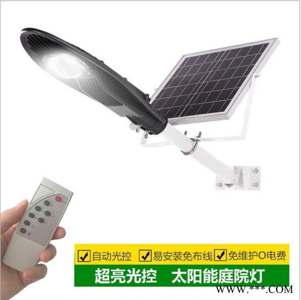 AE照明AE-TYN-02 太阳能路灯太阳能路灯户外家用壁灯室外太阳能灯别墅公园广场投光灯新农村一体化LED防水路灯图2