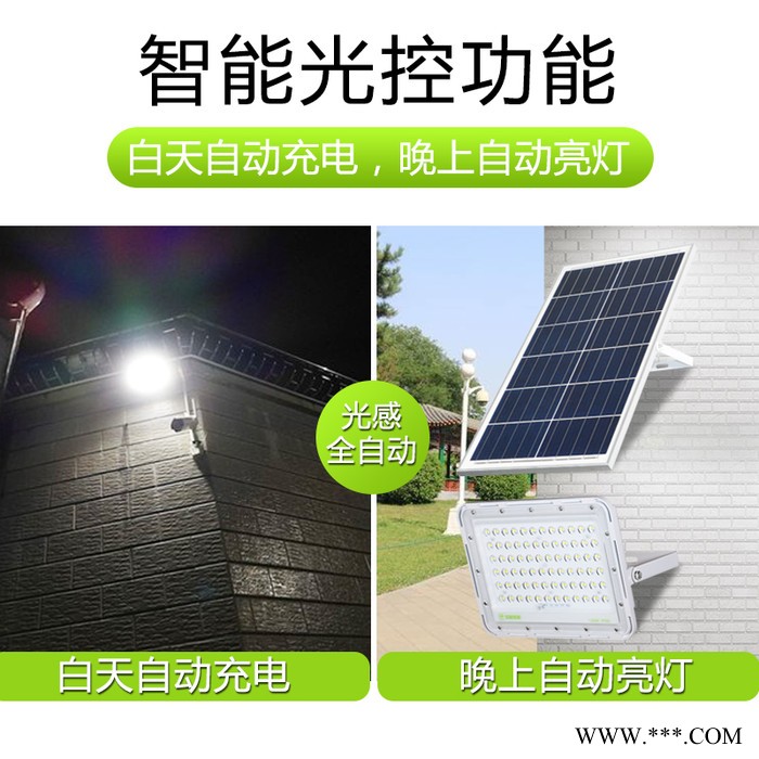上海亚明照明led照明太阳能投光灯庭院户外防水灯新农村室内家用超亮图2