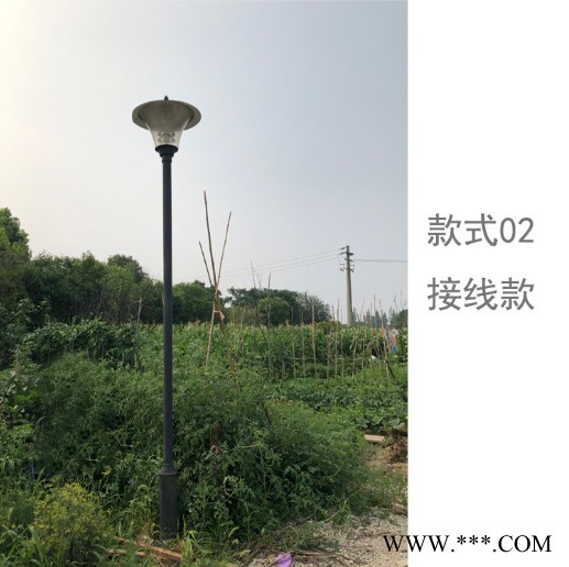 LED庭院灯 LED欧式照明灯 小区公园别墅景观路灯 太阳能庭院灯 庭院景观灯图2