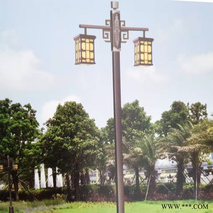 畅园cyzm庭院灯 太阳能户外庭院灯 铝型材中式庭院灯 庭院灯定制图5