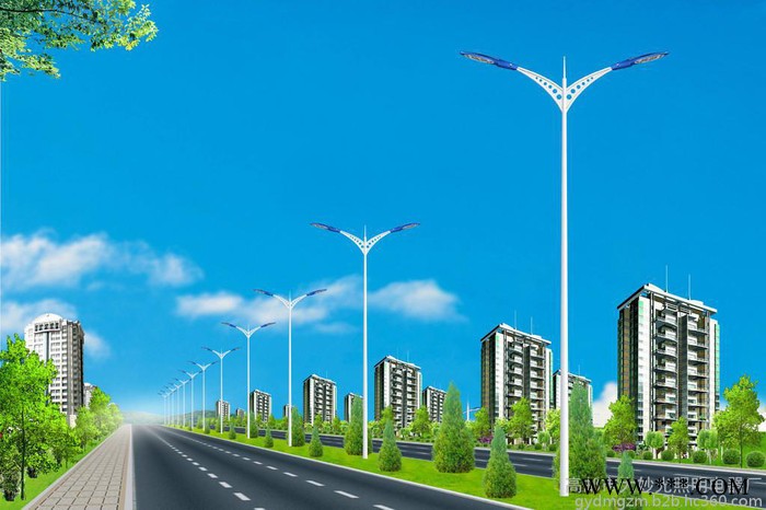 大妙光014按客户求制作道路灯 太阳能LED路灯 LED路灯 高杆路灯 户外道路灯12米图8