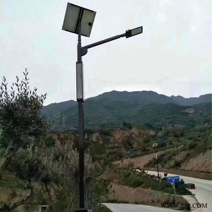 博达成001**太阳能路灯户外灯6米led庭院照明新农村防水高杆灯带灯杆异形灯杆图3