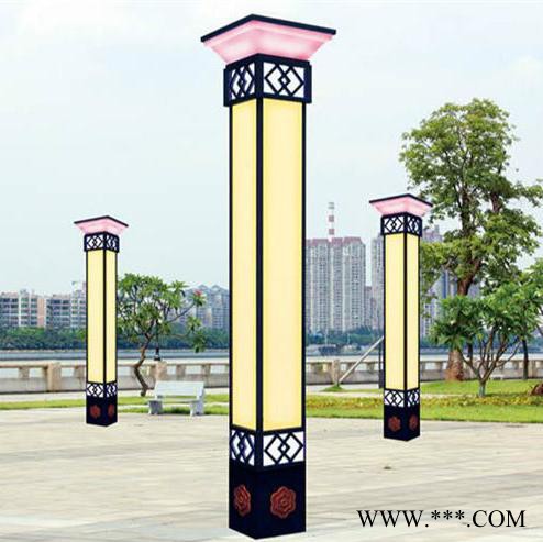 【品胜照】双头庭院路灯 户外景观灯 小区定花园灯 过道灯 高杆灯 草坪灯 别墅led太阳能景观路灯新农村4米道路灯一体化图4