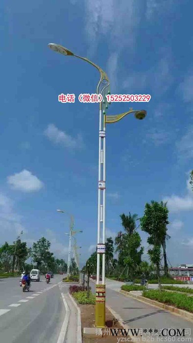 仿古铜色中华灯玉兰灯树灯桃花灯异形灯 中国结路灯灯笼路灯节日路灯景区特色路灯定做异形景观亮化灯太阳能市电一体化智慧型路灯图7