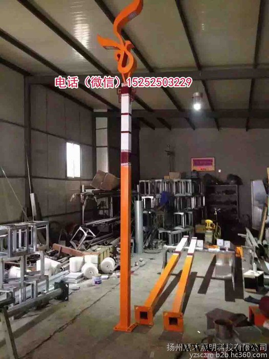 仿古铜色中华灯玉兰灯树灯桃花灯异形灯 中国结路灯灯笼路灯节日路灯景区特色路灯定做异形景观亮化灯太阳能市电一体化智慧型路灯图4