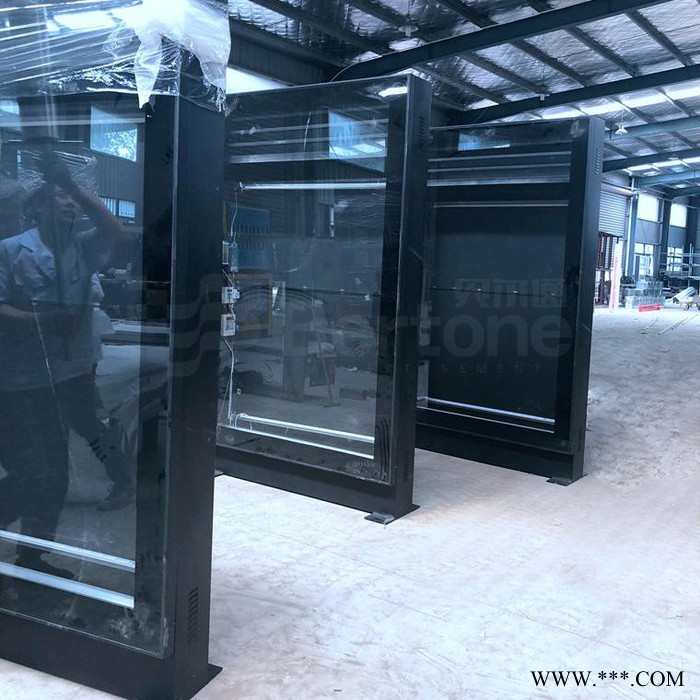 贝尔通户外大型广告牌灯箱滚动灯箱造型灯箱不锈钢地铁机场滚动灯箱 地铁灯箱灯箱 小区广告灯箱阅报栏红旗立式户外太阳能垃圾箱图4