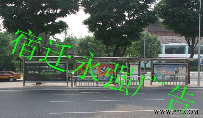 永强yq59济宁候车厅灯箱 太阳能候车亭厂家图2