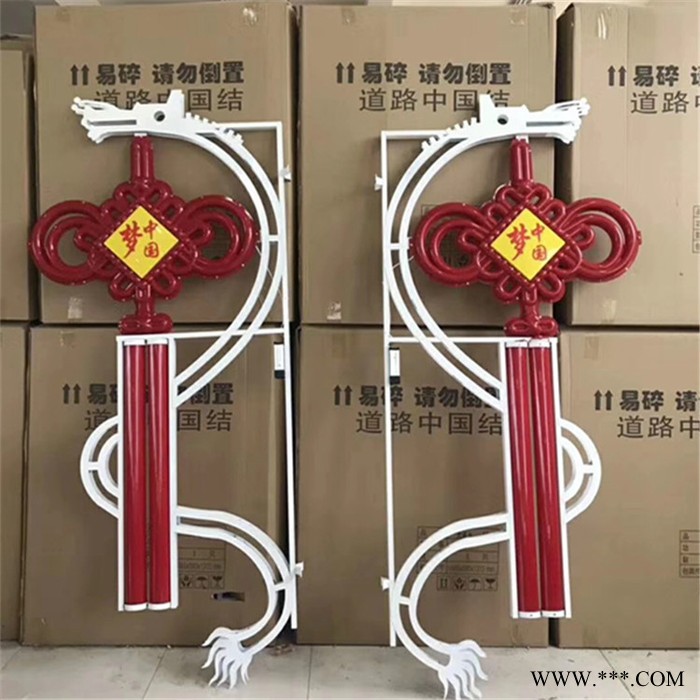 供应8米LED中国结路灯 LED注塑节日灯路灯 红灯笼LED节日灯 太阳能中国结路灯图3