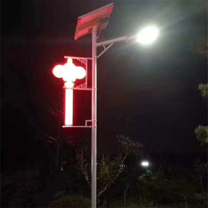 供应8米LED中国结路灯 LED注塑节日灯路灯 红灯笼LED节日灯 太阳能中国结路灯图2