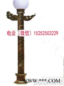 订做仿古铜色中华灯玉兰灯树灯桃花灯异形灯中国结路灯灯笼路灯节日路灯中国心路灯定做异形景观亮化灯太阳能市电一体化智能型路灯图6