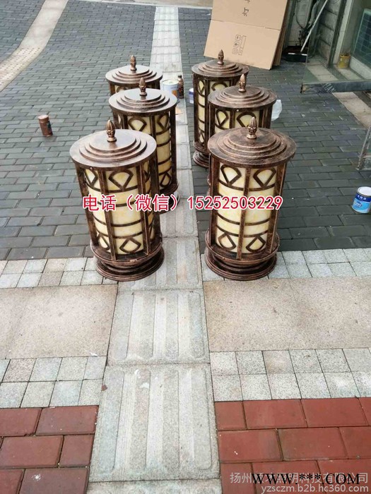 LED路灯灯具灯头庭院路灯灯头景观路灯灯具配件复古仿古路灯灯具太阳能市电庭院灯草地灯灯具定制做草坪灯墙体灯苹果灯一体化灯图7