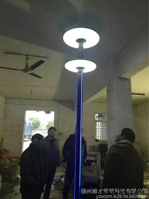 LED球形圆形景观路灯庭院路灯灯头异形灯具配件复古仿古路灯灯具太阳能市电庭院灯草地灯灯具定制做草坪灯墙头灯苹果灯一体化灯图4