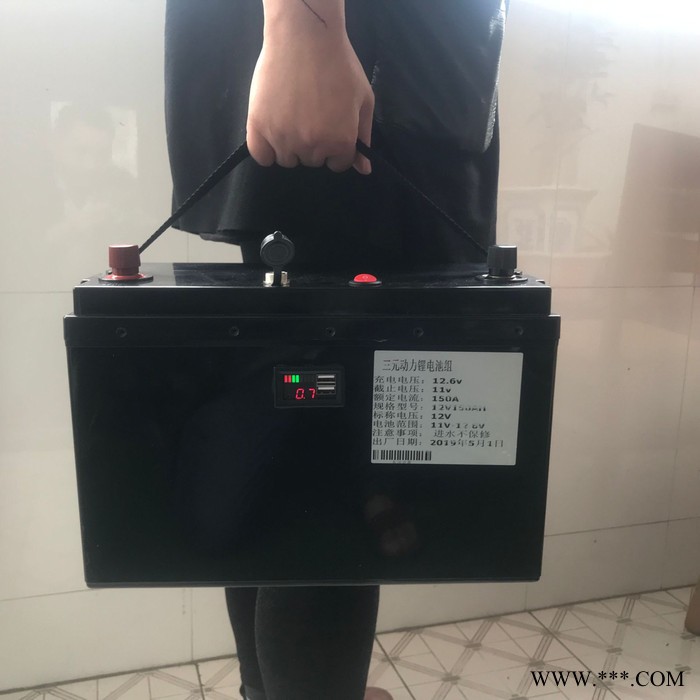 亚森12v100ah三元动力电池太阳能路灯锂电池电池组12V100AH图5