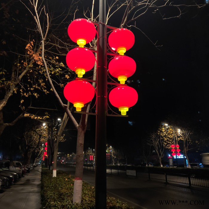 市区灯杆发光灯箱道旗广告牌太阳能供电款图5