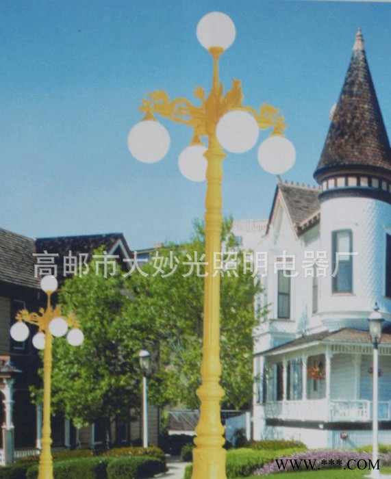 供应专业生产庭院灯 道路两侧景观灯 小区庭院灯 太阳能庭院灯 3米庭院灯图7