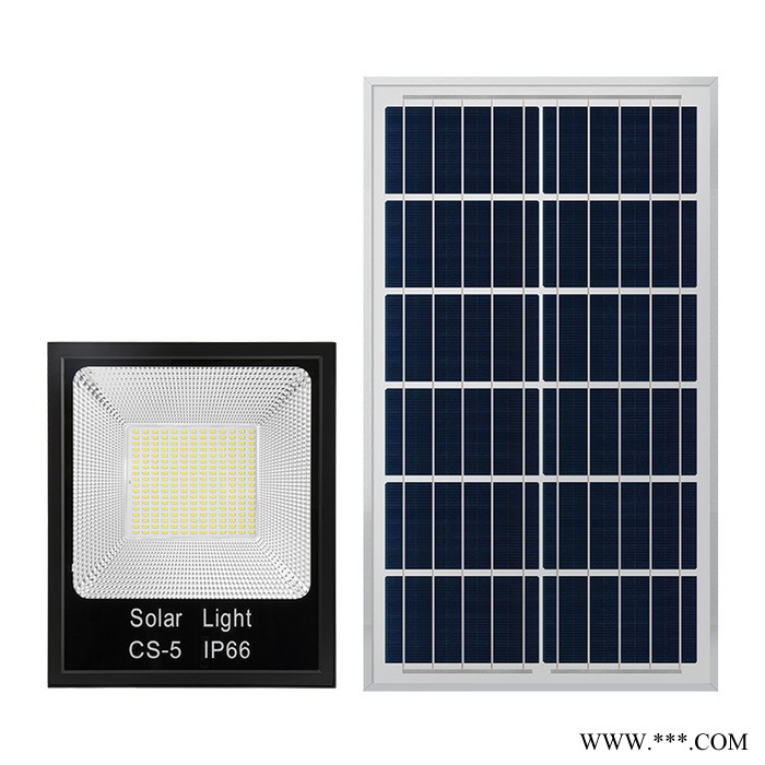 点点CS系列 太阳能投光灯路灯厂家批发院灯新农村照明户外led投光灯遥控光控感应照明灯30W/60W/100W/300w图4