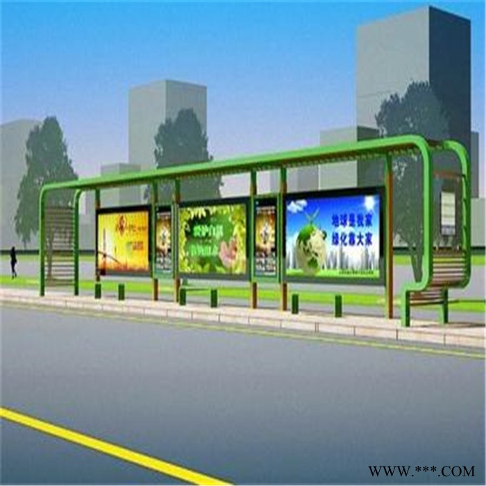 昭通厂家定制公交候车亭 免费设计公交站台 滚动灯箱 太阳能广告灯箱 量大齐优图7