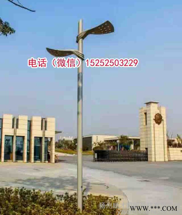 厂家3米3.5米4米4.5米6米m太阳能市电7字铝型材一体化LED庭院景观路灯小区广场户外防水复古室外仿古不锈钢庭院路灯图8