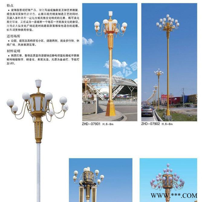 常州FNZH/伍玖照明FNZH中华灯 专业中华灯 道路照明 城市亮化 路灯 太阳能路灯 园林景观灯 道路照明灯具图2