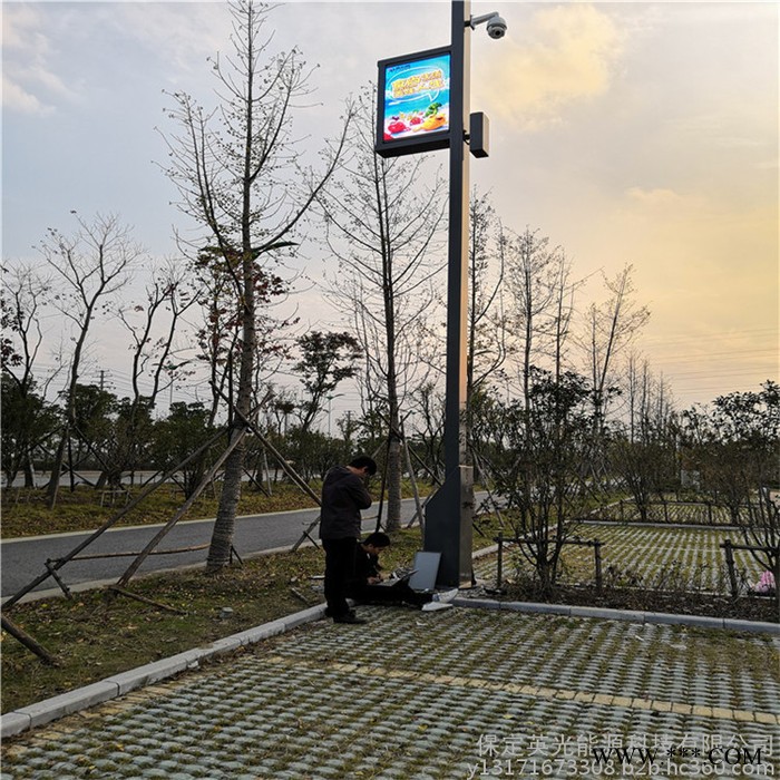 雄安 物联网智慧路灯杆 环境监测灯杆 太阳能智慧路灯 物联网路灯图3