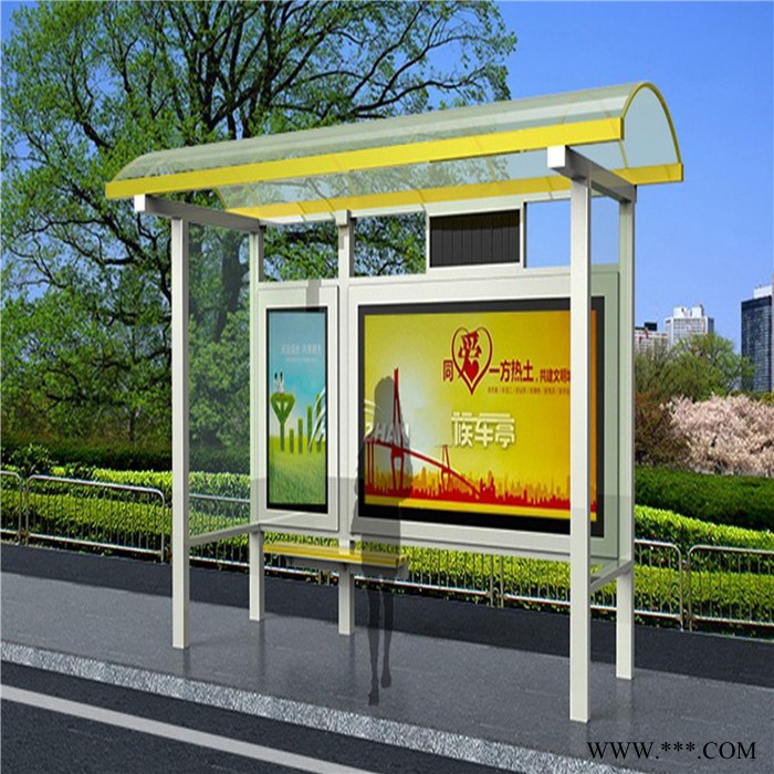 福州候车亭 公交车站台 公交车站候车亭 公交站台候车亭生产厂家图3