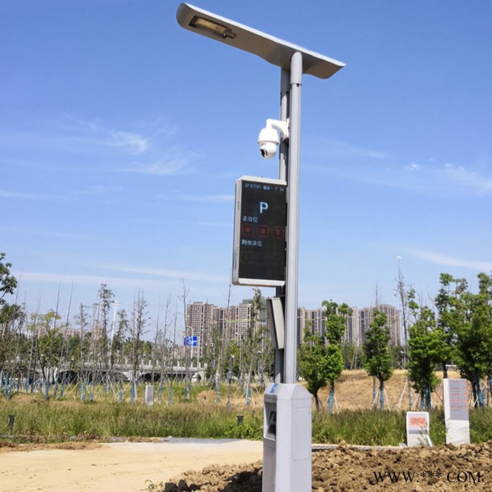 智慧城市路灯智能照明 路灯杆 充电桩 LED屏幕显示太阳能智慧路灯图3